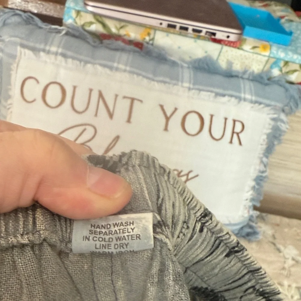 Patchwork Bohemian Harem Pants NWOT - Picture 9 of 16